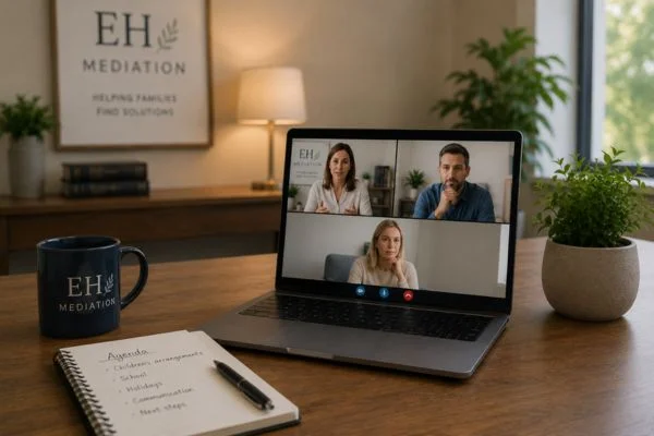 child access mediation Croydon online meeting.